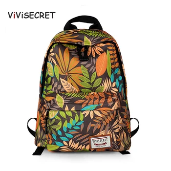 

New Fashion Women's Printing Backpacks Travel Waterproof Nylon Package School Bags Girl's Boys Children Backpack Laptop Bagpack