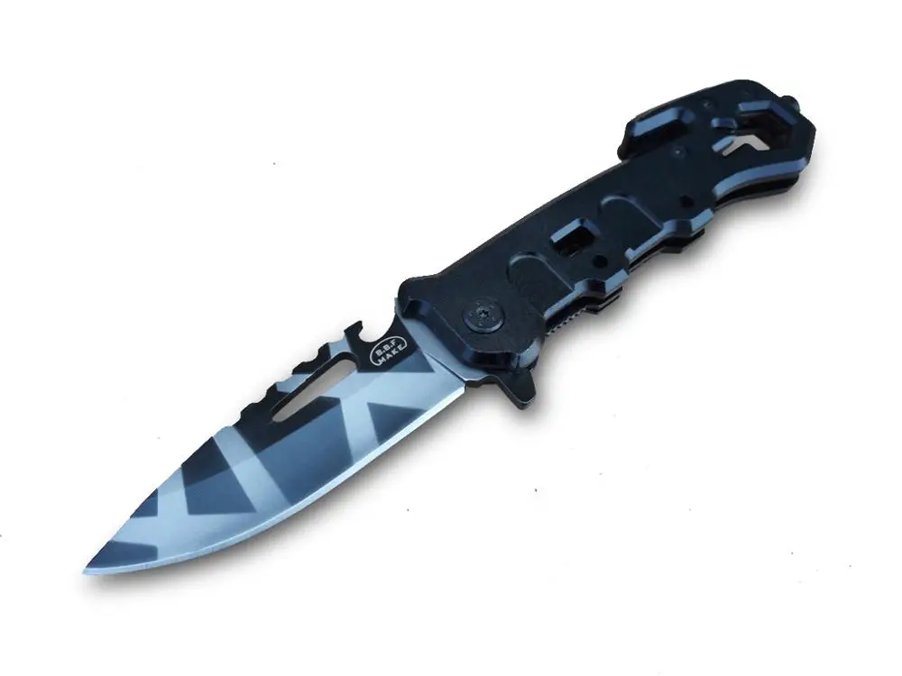 Складной нож быстро открывающийся тактический карманный нож для выживания, многофункциональные инструменты для работы, походов, защиты на открытом воздухе, охоты, рыбалки