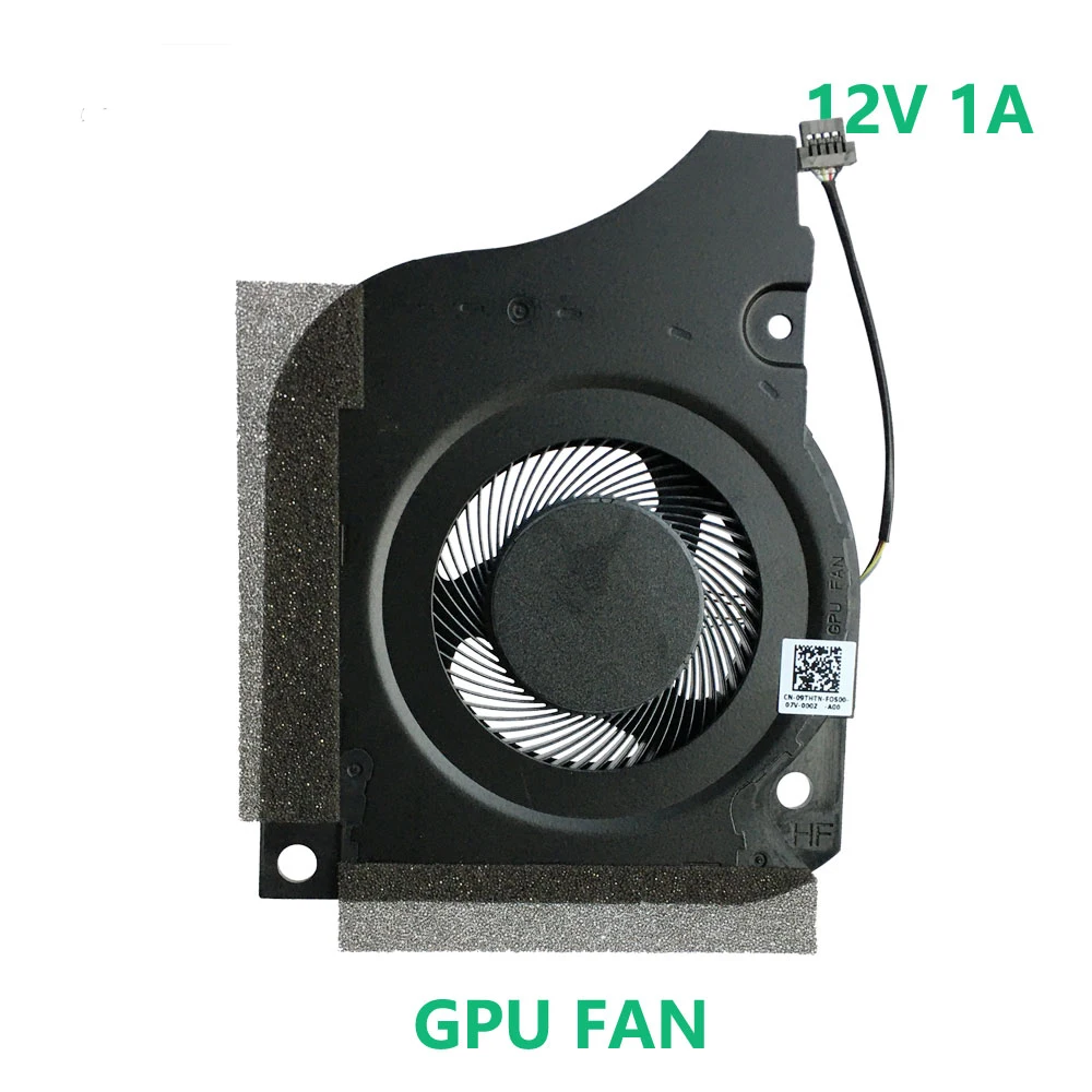 Resfriador para Cpu Ventiladores para Dell Inspiron g5 5590 g7 7790 7590 006kt2 06kt2 09thtn 9thtn pc Ventilador Cpu Vga Cooler Dc12v 1a - Imagem 6