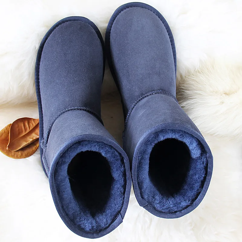 100% Natural Fur Classic 2020 Genuine Sheepskin Women Boots Women Shoes Shoes Women Flats Boots Women's Winter Woman Snow Boots