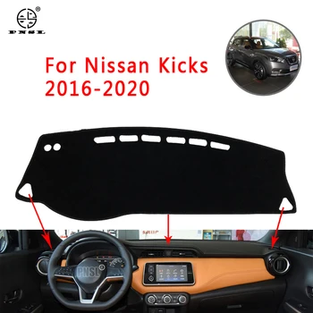 

PNSL Car Dashboard Cover Dash Mat Dash Pad Carpet For Nissan Kicks 2016-2020 Sun protection anti - slip anti - uv