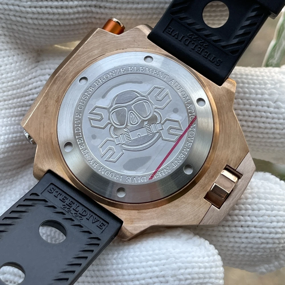 2021 New Arrival Factory Price Steeldive SD1969S 1200M Water Resistant NH35 Automatic Bi-Direction Bezel Dive Watch