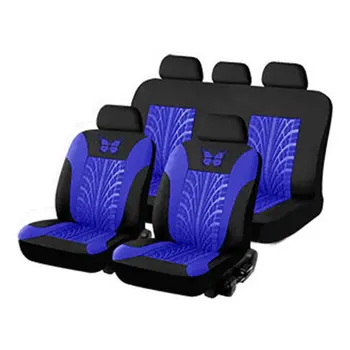 

Car Seat Cover Set With Hooks Breathable Dustproof Easy Install Wear Resistant Anti Slip Interior Accessories Universal Fit