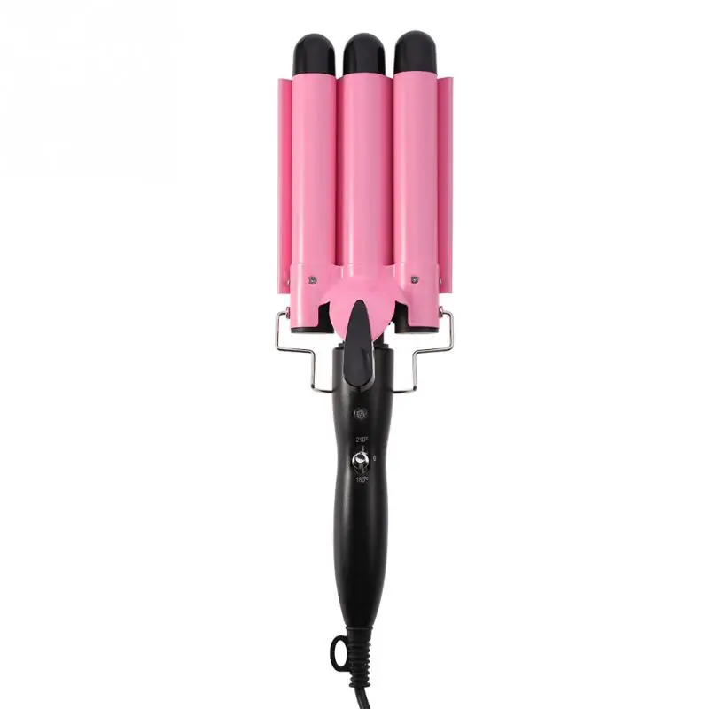 Hair Curling Iron Ceramic Triple Professional Triple Pipe Hair Curler Egg Roll Hair Styling Tools Hair Styler Wand Curler Irons