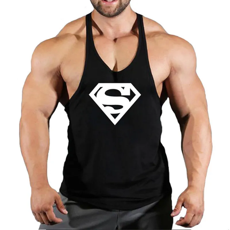 Gyms Workout Sleeveless Shirt Stringer Tank Top Men Bodybuilding