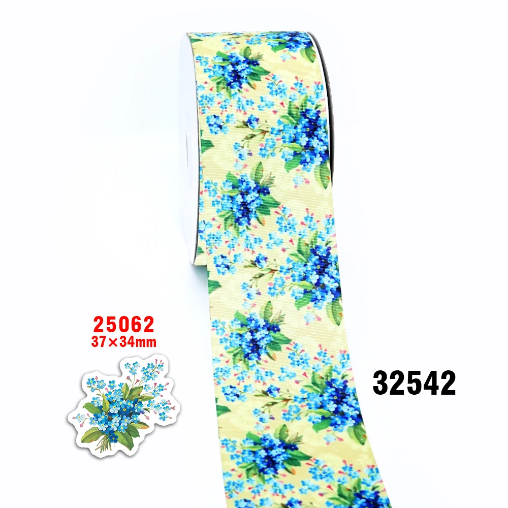 32542 50 ярдов мультфильм напечатанный grosgrain ленты 32390 - Цвет: 32542