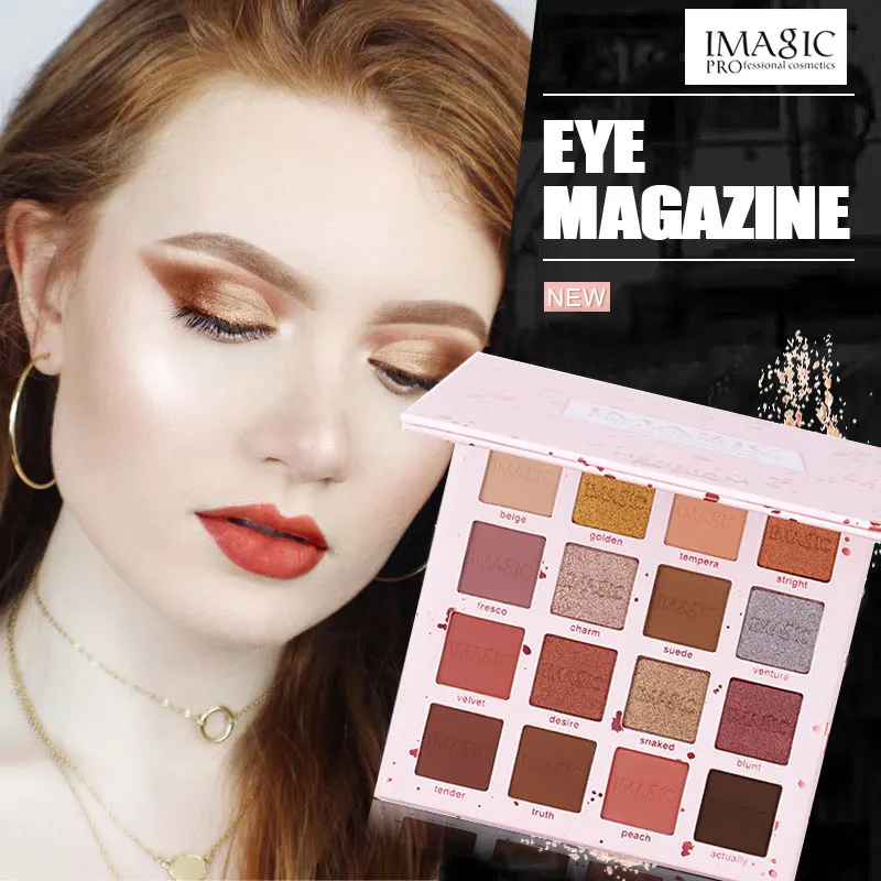Party Woman Colourful Eyeshadow Set Powder Eye Palette Pink Pop Waterproof Professional Lasting Cosmetics