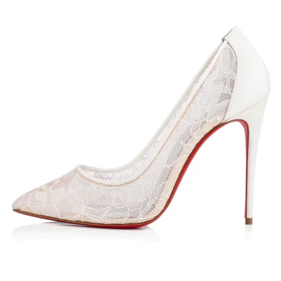 

High-end custom 8/10/12 cm mesh pointed single shoes large size high heels 40-43-44-45-46 black shoes