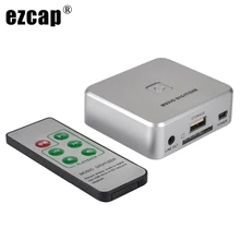 3,5 мм RCA аудио Захват музыкальный дигитайзер рекордер Конвертация Кассетная лента LP dvd-плеер аналоговый в mp3 формат USB U диск SD карта