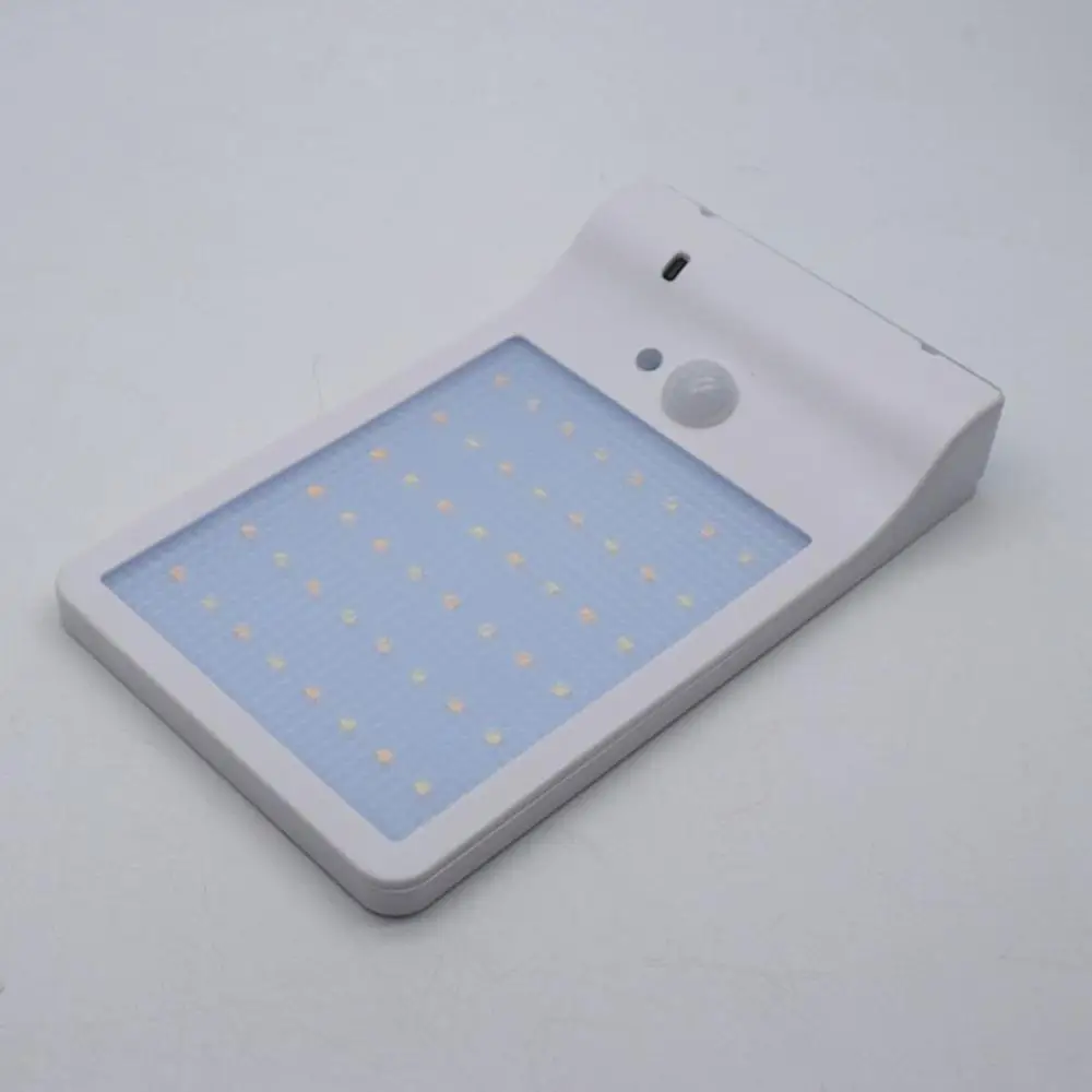 Открытый Солнечный уличный свет 48Led двухцветный Регулируемый садовый свет аварийный пульт дистанционного управления индукционный настенный светильник