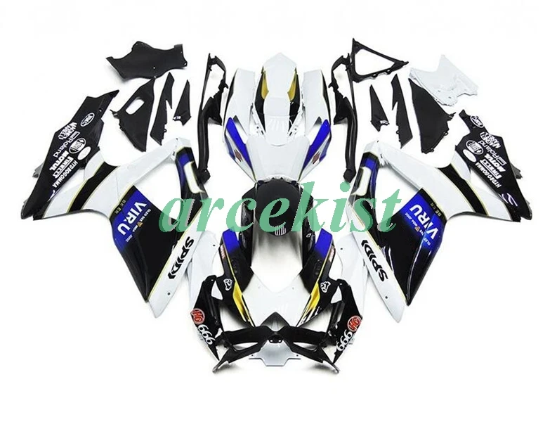VIRU 4 бесплатные подарки ABS Обтекатели комплект подходит для GSX-R600 GSX-R750 08 09 10 R600 R750 K8 GSXR 600 750 2008 2009 2010 пользовательские Tyco - Цвет: VIRU