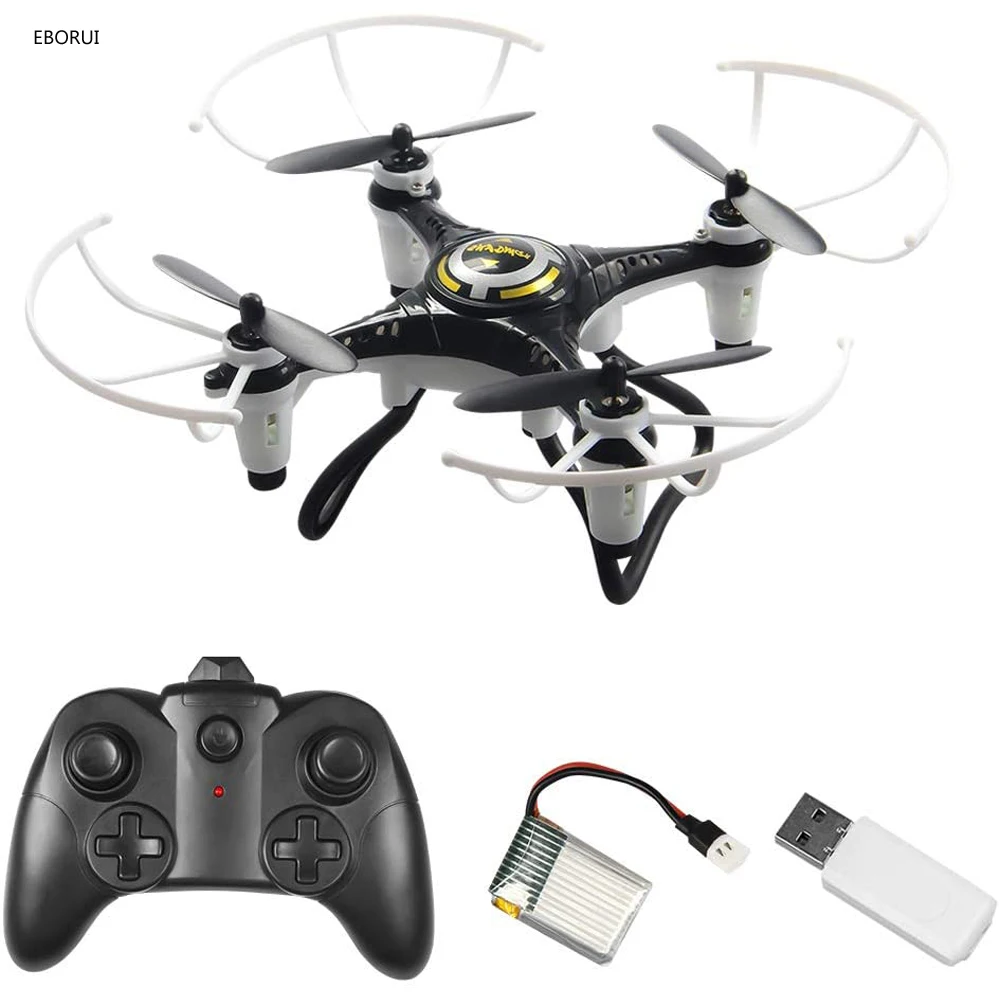 EBORUI 815-1/2 Mini RC Drone 2.4G 4CH RC Quadcopter Toy Headless Mode 360 Degree Flip RTF for Beginners Kids remote control car helicopter RC Helicopters