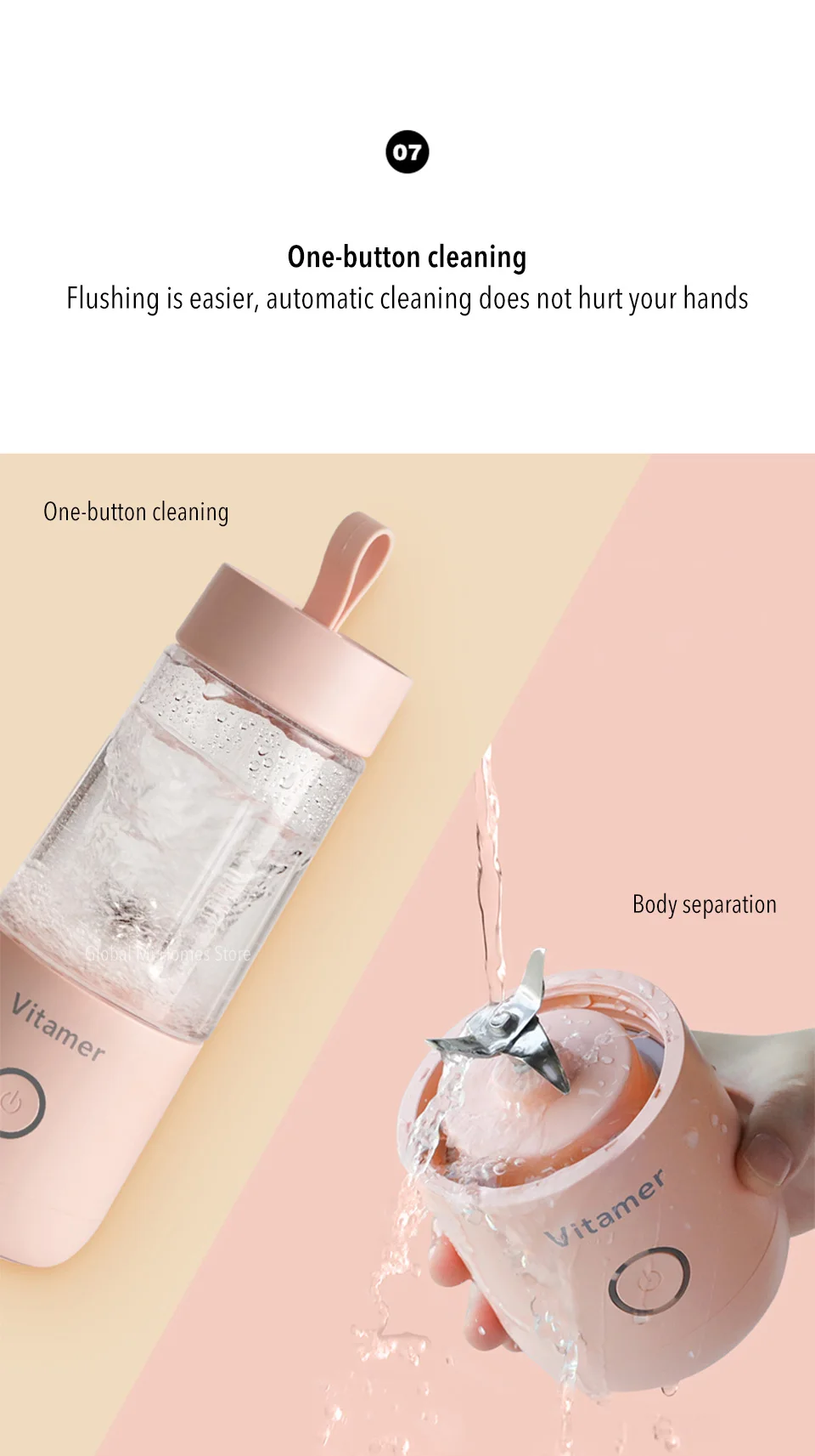 New Xiaomi Youpin Vitamins include V Youth Portable Juice Cup USB Electric Vitamer Dreamer Juice Cup Juice Cup