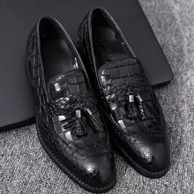 Men Dress Shoes Quality Men Formal Shoes Lace-up Tassel Men Business Brand Men Wedding Pointy Crocodile Oxford Shoes Men Dress Shoes Quality Men Formal Shoes Lace-up Tassel Men Business Brand Men Wedding Pointy Crocodile Oxford Shoes