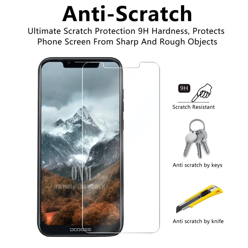 10 шт., закаленное стекло Для DOOGEE BL5500 LITE, Защитное стекло для экрана 2.5D, закаленное стекло Для DOOGEE BL5500 LITE, защитная пленка