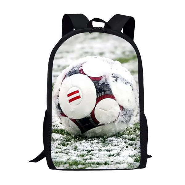 FORUDESIGNS/ детский сад 16 дюймов школьные сумки Футбол Флаг школьная сумка для мужчин рюкзак для подростков мальчиков детская сумка - Color: HME1144C