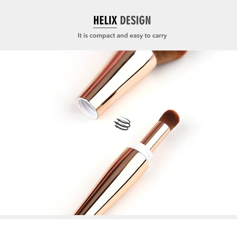 2 в 1 многофункциональная кисти для макияжа Make Up инструменты набор кистей для макияжа Профессиональный набор кисточек для макияжа лица кисти для макияжа