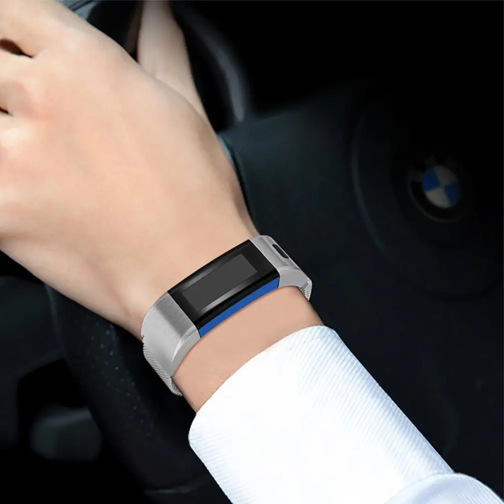 Замена совместимых полос для Garmin Vivosmart HR с металлической пряжкой фитнес-браслет ремешок пот и водостойкий браслет