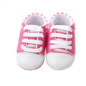 

Baby Shoes Boy Girl Sneaker Cotton Soft Anti-Slip Sole Newborn Infant First Walkers Toddler Casual Canvas Crib Shoes 0-18M