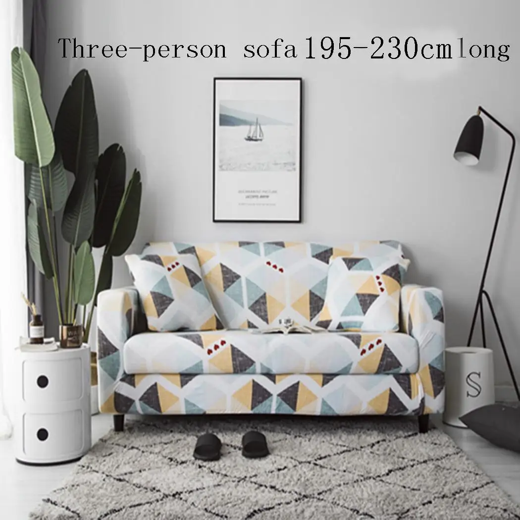 sofa cover 10 Кафе гостиная мягкое Современное покрывало для дивана 1-20 Противоскользящий стрейч Печатный протектор домашний декор как на картинке - Цвет: sofa cover 10