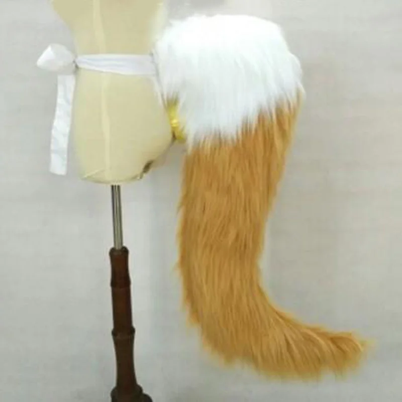 Game LOL Ahri Cosplay Costume Tails Fox Tailed Plush Tail 100CM can custom any  color for halloween christmas party event - AliExpress Novelty & Special Use