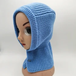Chapéu crianças inverno malha earflap boné outono quente ao ar livre acessório para menino menina