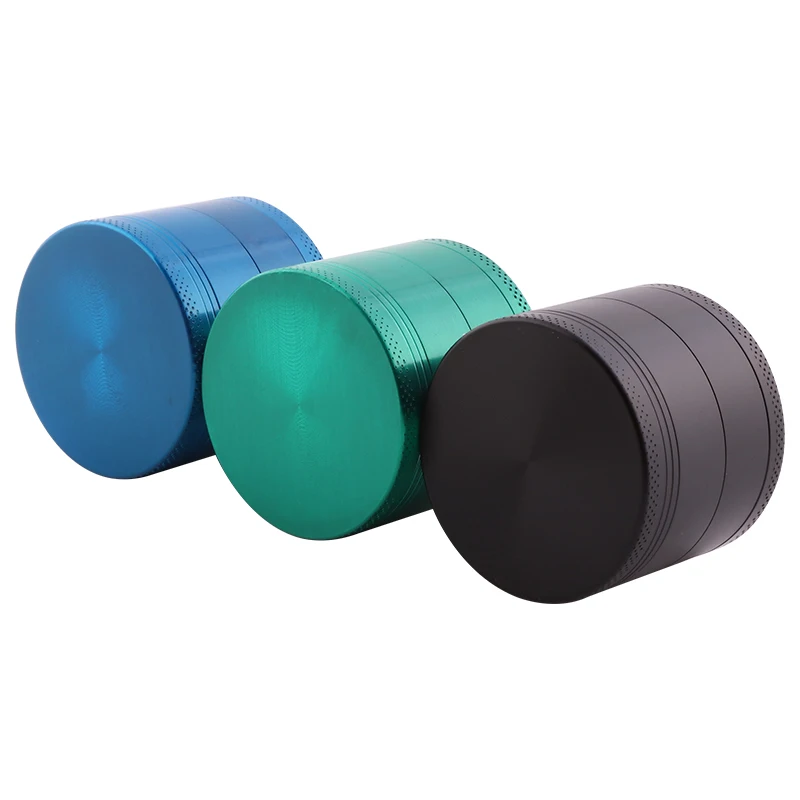 Zinc Alloy Smoke Grinder Herb Tobacco Crusher 63mm 4 Layer Herbal Metal Grinder Smoking Accessories herb grinder smoking accessories tobacco smoking accessories tobacco grinder