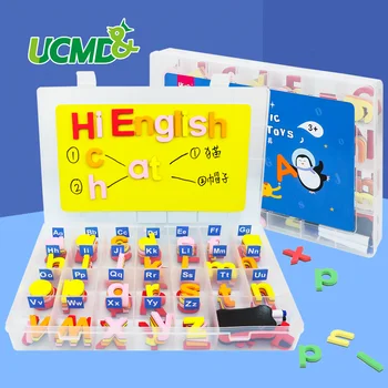 

School Classroom Teaching EVA Alphabet Magnetic Letters Erasable whiteboard Set Language Learning Spelling Game Educational Toy