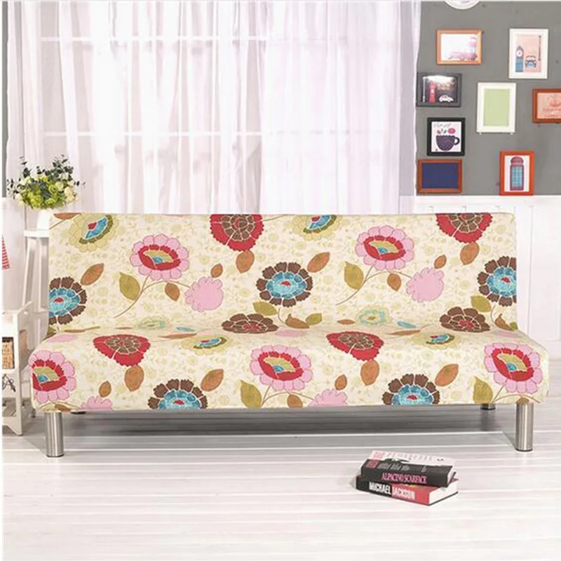 

New All-Inclusive Sofa Slipcover Armless Sofa Bed Cover Couch Cover Sofa Cover for Living Room Elastic Cover Sofa Bed Protector