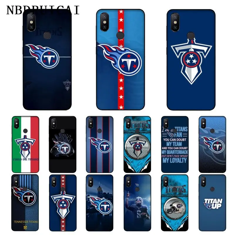 

NBDRUICAI Tennessee Titans rugby High Quality Phone Case for Xiaomi 8 9 se 5X Redmi 6pro 6A 4X 7 5plus note 5 7 6pro