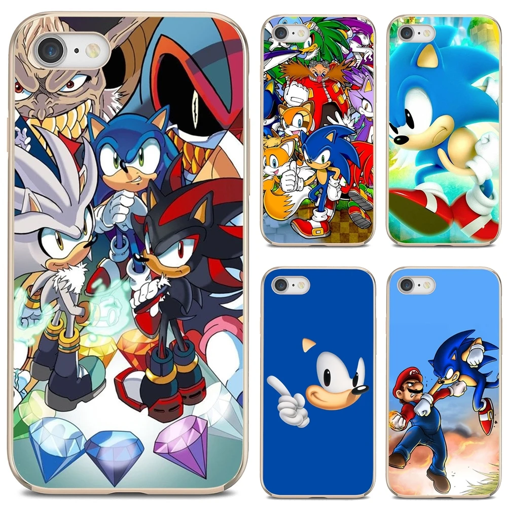 Silicone Phone Skin Cover For Xiaomi Mi A1 A2 A3 5X 6X 8 9 9T 10 10T 11 Lite SE Pro Sonic-the-Hedgehog | Мобильные телефоны и