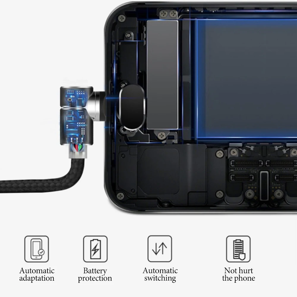 2 м Магнитный кабель Micro usb type-C кабель для iPhone 11 для Xiaomi Быстрая зарядка магнитное зарядное устройство USB Кабели Шнур для мобильного телефона