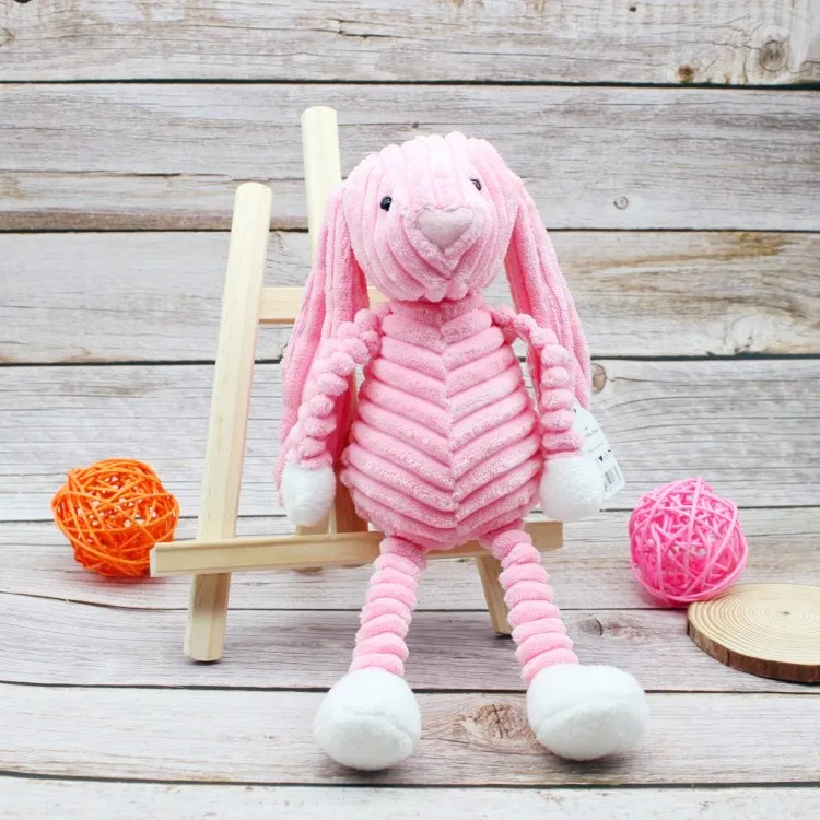 Детский слон, Лев, лиса, кролик, свинья, панда, утка, обезьяна, мягкие игрушки, милые плюшевые игрушки для детей, в полоску, для друзей
