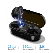TWS Bluetooth 5 0 Wireless Earphones Bluetooth Earbuds Wireless Headphones Waterproof Stereo Sound Earphones with Charging Box