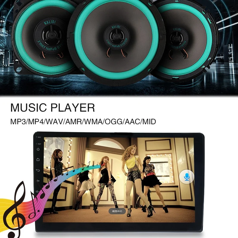 10,1 дюймов Android 8,1 двойной 2Din автомобильный стерео радио MP5 мультимедийный плеер с gps Wifi OBD2 MirrorLink плеер