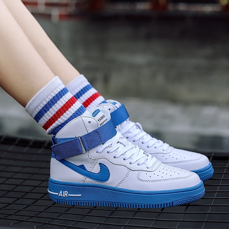 Jordan air Force № 1 aj женская обувь мужские туфли; обувь для влюбленных пар; утолщение