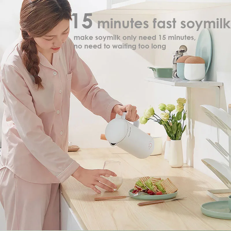 US $83.90 Joyoung Mini Food Blender Dj03e A1 Cute Household Mini Food Mixer 300ml Multifunction Soymilk Maker 1 2 Person Soymilk Machine