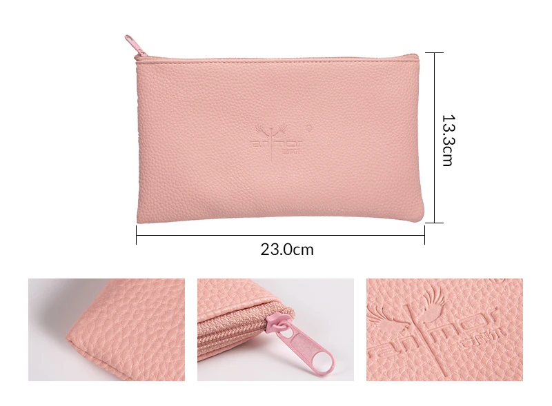 Pincéis de Maquiagem Conjunto com Bolsa Anmor Sombra Mistura pó Highlighter Compõem Escova Sobrancelha Kit Ferramenta Portátil Cosméticos 11 Pçs 2 com saco sombra mistura pó highlighter compõem
