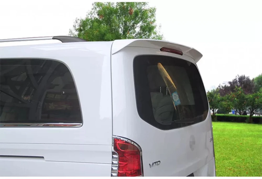 

ABS Plastic Unpainted Primer Color Rear Trunk Boot Wing Spoiler For Mercedes Benz Vito V260 V260L V-CLASS 2016-2019