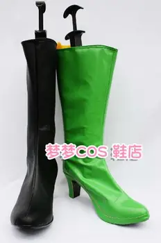 

Kim Possible Shego cosplay Shoes Boots Custom-Made