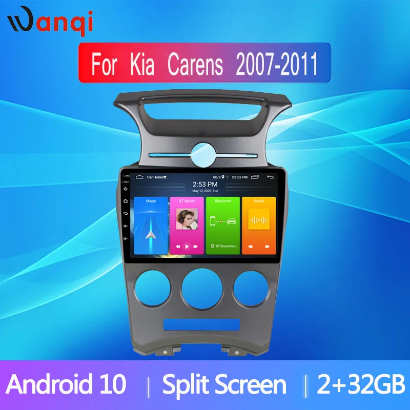 Автомагнитола на Android 10 мультимедийный видеоплеер для Kia Carens 2007 2008 2009 2010 2011