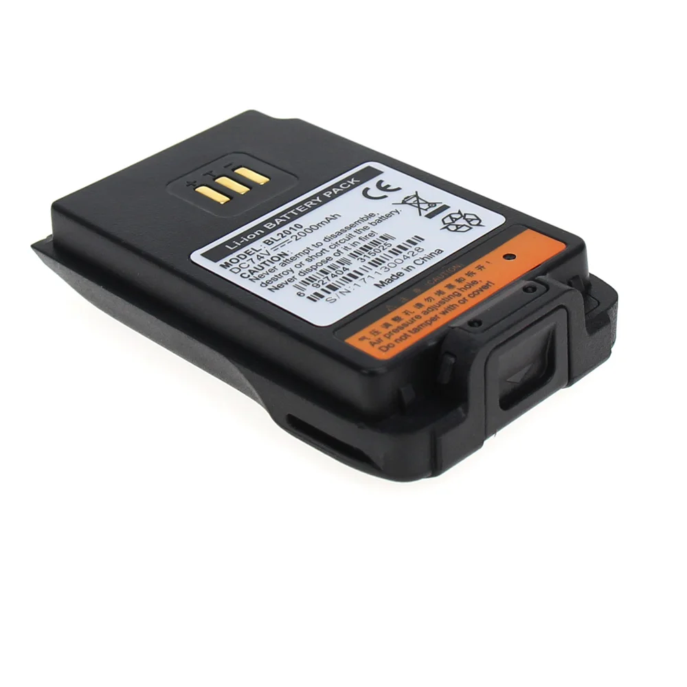 Two Way Radio 2000mAh Li ion Battery for Hytera BL2010 BL1504 UL913 PD562 PD502 PD682G 5
