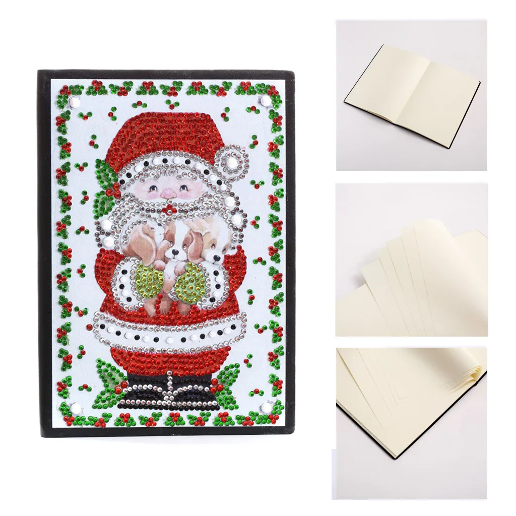 

Opening Season Diamond Painting Notebooks Special Shaped Christmas Diary Book Diamond Embroidery Sale A5 Mosaic Painting Gift