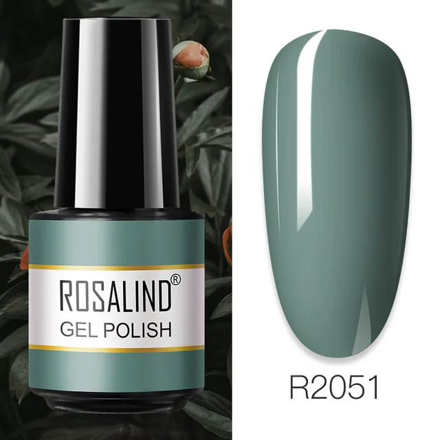 ROSALIND Primer Top Base Coat 7ML Gel Nail Polish For Manicure Long Lasting Nail Art Salon Gel Varnish UV LED Color Gel Polish RAR2051