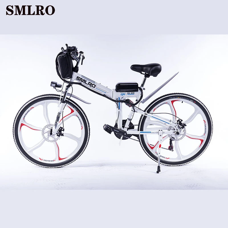 

Electric Ytl Mx300 26 Inch Wheel Folding Integrated Bike 350w Electric Bike Carbon Steel Frame Electric Bicycle