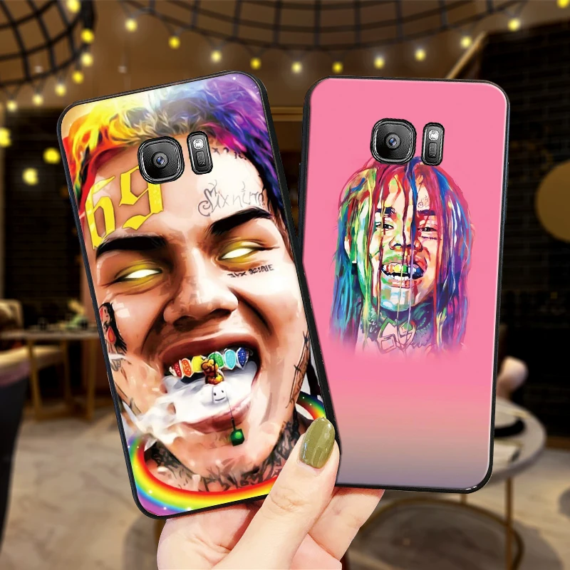69 SixNine 6ix9ine Мягкий силиконовый чехол для телефона Samsung Galaxy S8 S9 S10 Plus NOTE 8 9 M10 M20 M30 S6 S7