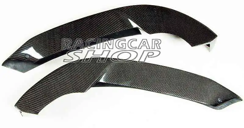 REAL Carbon Fiber Front Bumper Splitters Lip SPOILER for BMW E60 E61 5-SERIES 2003-2007 1PAIR
