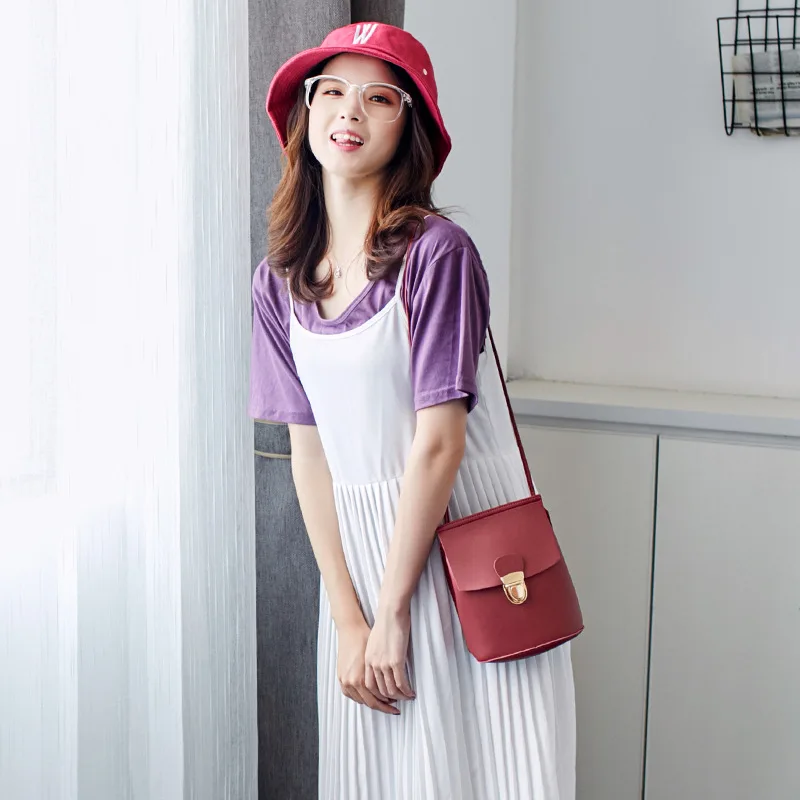 

Small Bag 2018 New Style Versitile Fashion Shoulder Bag Phone Package Simple Casual Shoulder WOMEN'S Bag Support