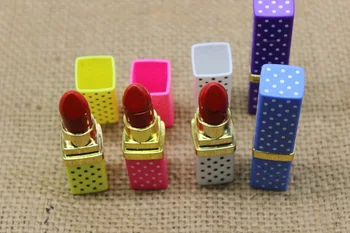 

DHL shipping 50pcs/lot Creative Women Lipstick Shape Lighter Butane Gas Refillable Smoking Lighters Valentine's Day Gift