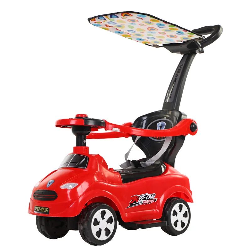 

Infant Cart Baby Electric Baby Walker with Music Light Luge Multi-functional Swing Car